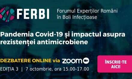 Speakeri internaționali de renume participă la cea de-a treia întâlnire FERBI: Forumul Experților Români în Boli Infecțioase din 7 octombrie